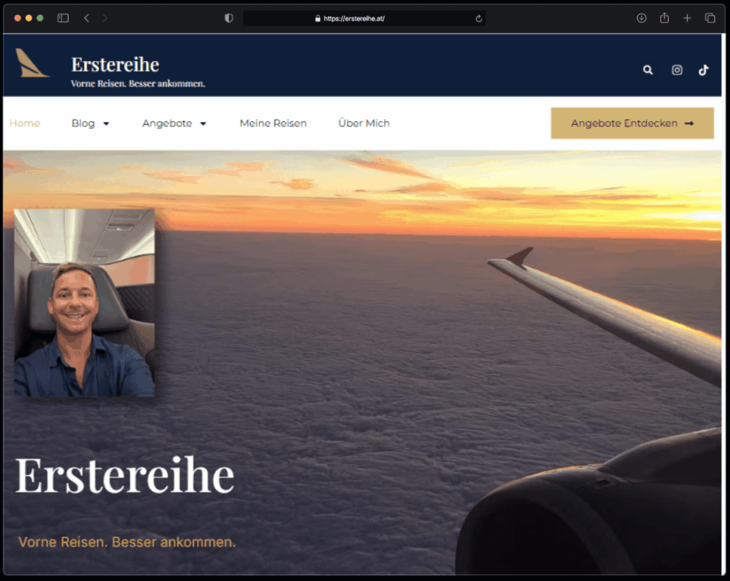 Referenz Website erstellung für Reiseblog in Salzburg